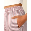 image:imageANRABESS Womens Gingham Striped Pants Palazzo amp Cropped Comfy amp Cute Lounge Pajama Plaid PJ Bottoms With PocketsRed White Stripe