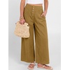image:imageANRABESS Womens Wide Leg Palazzo JeansCropped Ankle LengthHigh Waist Baggy Barrel Denim Pants with PocketsCoffee