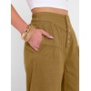 image:imageANRABESS Womens Wide Leg Palazzo JeansCropped Ankle LengthHigh Waist Baggy Barrel Denim Pants with PocketsCoffee