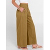 image:imageANRABESS Womens Wide Leg Palazzo JeansCropped Ankle LengthHigh Waist Baggy Barrel Denim Pants with PocketsCoffee