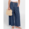 image:imageANRABESS Womens Wide Leg Palazzo JeansCropped Ankle LengthHigh Waist Baggy Barrel Denim Pants with PocketsDeep Blue