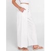 image:imageANRABESS Womens Wide Leg Palazzo JeansCropped Ankle LengthHigh Waist Baggy Barrel Denim Pants with PocketsWhite