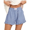 Blue White Plaid