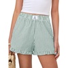 Green White Stripe