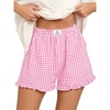 Pink White Plaid