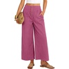 image:imageANRABESS Womens Wide Leg Palazzo JeansCropped Ankle LengthHigh Waist Baggy Barrel Denim Pants with Pockets