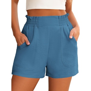 image:imageANRABESS Shorts for Women Summer Casual Elastic High Waisted Wide Leg Cute Dressy 2026 Vacation Beach ClothesLake