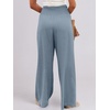 image:imageANRABESS Women Linen Palazzo Pants Summer Boho Wide Leg High Waist Casual Lounge Pant 2026 Beach Travel Vacation OutfitsBlue