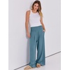 image:imageANRABESS Women Linen Palazzo Pants Summer Boho Wide Leg High Waist Casual Lounge Pant 2026 Beach Travel Vacation OutfitsLake