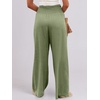 image:imageANRABESS Women Linen Palazzo Pants Summer Boho Wide Leg High Waist Casual Lounge Pant 2026 Beach Travel Vacation OutfitsOlive