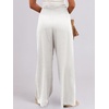 image:imageANRABESS Women Linen Palazzo Pants Summer Boho Wide Leg High Waist Casual Lounge Pant 2026 Beach Travel Vacation OutfitsWhite