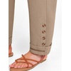 image:imageANRABESS Womens Casual Cropped Pants Drawstring Elastic Waist Ankle Trousers Comfy for Lounge Office Versatile Daily WearYellow Khaki
