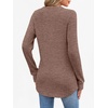 image:imageANRABESS Womens Long Sleeve Henley Shirts 2026 Fall Tunic Tops Ribbed Knit Lightweight Sweaters Dressy Casual Blouse OutfitsBrown