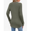 image:imageANRABESS Womens Long Sleeve Henley Shirts 2026 Fall Tunic Tops Ribbed Knit Lightweight Sweaters Dressy Casual Blouse OutfitsDeep Green