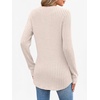 image:imageANRABESS Womens Long Sleeve Henley Shirts 2026 Fall Tunic Tops Ribbed Knit Lightweight Sweaters Dressy Casual Blouse OutfitsLight Khaki