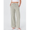 image:imageANRABESS Womens Striped Gingham Pants 2026 Spring Pajama Lounge Boxer Pants Casual Wide Leg Drawstring PJ Bottoms TrousersArmy Green White Plaid