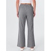 image:imageANRABESS Womens Striped Gingham Pants 2026 Spring Pajama Lounge Boxer Pants Casual Wide Leg Drawstring PJ Bottoms TrousersBlack White Plaid