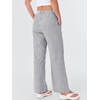 image:imageANRABESS Womens Striped Gingham Pants 2026 Spring Pajama Lounge Boxer Pants Casual Wide Leg Drawstring PJ Bottoms TrousersBlack White Stripe