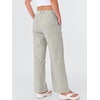 image:imageANRABESS Womens Striped Gingham Pants 2026 Spring Pajama Lounge Boxer Pants Casual Wide Leg Drawstring PJ Bottoms TrousersGreen White Stripe