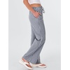 image:imageANRABESS Womens Striped Gingham Pants 2026 Spring Pajama Lounge Boxer Pants Casual Wide Leg Drawstring PJ Bottoms TrousersNavy Blue White Plaid