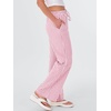 image:imageANRABESS Womens Striped Gingham Pants 2026 Spring Pajama Lounge Boxer Pants Casual Wide Leg Drawstring PJ Bottoms TrousersPink White Plaid