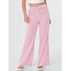 image:imageANRABESS Womens Striped Gingham Pants 2026 Spring Pajama Lounge Boxer Pants Casual Wide Leg Drawstring PJ Bottoms TrousersPink White Plaid