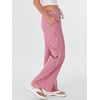 image:imageANRABESS Womens Striped Gingham Pants 2026 Spring Pajama Lounge Boxer Pants Casual Wide Leg Drawstring PJ Bottoms TrousersRed White Plaid