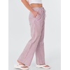 image:imageANRABESS Womens Striped Gingham Pants 2026 Spring Pajama Lounge Boxer Pants Casual Wide Leg Drawstring PJ Bottoms TrousersRed White Stripe