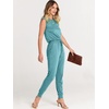 image:imageANRABESS Womens Summer Sleeveless Jumpsuits Casual Dressy Stretchy Crewneck Rompers One Piece Outfits Fall Fashion 2026Lake