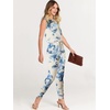 image:imageANRABESS Womens Summer Sleeveless Jumpsuits Casual Dressy Stretchy Crewneck Rompers One Piece Outfits Fall Fashion 2026Tie Dye Yellow