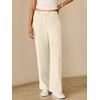 image:imageANRABESS Womens Wide Leg Business Casual Pants 2026 High Elastic Waisted Loose Fit Work Office Trousers Slacks OutfitsApricot
