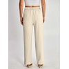 image:imageANRABESS Womens Wide Leg Business Casual Pants 2026 High Elastic Waisted Loose Fit Work Office Trousers Slacks OutfitsApricot