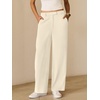 image:imageANRABESS Womens Wide Leg Business Casual Pants 2026 High Elastic Waisted Loose Fit Work Office Trousers Slacks OutfitsApricot