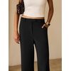 image:imageANRABESS Womens Wide Leg Business Casual Pants 2026 High Elastic Waisted Loose Fit Work Office Trousers Slacks OutfitsBlack