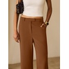 image:imageANRABESS Womens Wide Leg Business Casual Pants 2026 High Elastic Waisted Loose Fit Work Office Trousers Slacks OutfitsCaramel