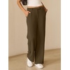 image:imageANRABESS Womens Wide Leg Business Casual Pants 2026 High Elastic Waisted Loose Fit Work Office Trousers Slacks OutfitsCoffee
