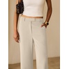 image:imageANRABESS Womens Wide Leg Business Casual Pants 2026 High Elastic Waisted Loose Fit Work Office Trousers Slacks OutfitsKhaki