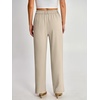image:imageANRABESS Womens Wide Leg Business Casual Pants 2026 High Elastic Waisted Loose Fit Work Office Trousers Slacks OutfitsKhaki