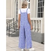 image:imageANRABESS Overalls for Women 2026 Summer Casual Loose One Piece Outfits Baggy Wide Leg Jumpers Lightweight Comfy RompersBlue White Floral