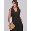 image:imageANRABESS Women Jumpsuits Sleeveless V Neck Elegant Dressy Casual Backless One Piece Pants Romper 2026 Summer OutfitsBlack