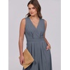 image:imageANRABESS Women Jumpsuits Sleeveless V Neck Elegant Dressy Casual Backless One Piece Pants Romper 2026 Summer OutfitsDark Grey