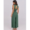 image:imageANRABESS Women Jumpsuits Sleeveless V Neck Elegant Dressy Casual Backless One Piece Pants Romper 2026 Summer OutfitsGrass