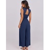 image:imageANRABESS Women Jumpsuits Sleeveless V Neck Elegant Dressy Casual Backless One Piece Pants Romper 2026 Summer OutfitsNavy Blue