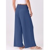 image:imageANRABESS Women Palazzo Pants Summer Flowy Wide Leg High Waist Lounge Trousers with Pockets 2026 Casual Beach Vacation OutfitsDeep Blue