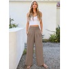 image:imageANRABESS Women Palazzo Pants Summer Flowy Wide Leg High Waist Lounge Trousers with Pockets 2026 Casual Beach Vacation OutfitsLight Camel