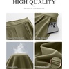 image:imageANRABESS Womens Pants Wide Leg Waffle Knit Casual Stretchy Work Dress Pants 2026 Pull on Business Slacks Trousers OutfitsPea Green