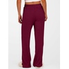 image:imageANRABESS Womens Ribbed Knit Lounge Pajama Pants Soft Fuzzy Comfy Wide Leg Drawstring Fall Loose Pj Bottoms with PocketsBurgundy