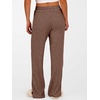 image:imageANRABESS Womens Ribbed Knit Lounge Pajama Pants Soft Fuzzy Comfy Wide Leg Drawstring Fall Loose Pj Bottoms with PocketsDark Brown