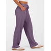 image:imageANRABESS Womens Ribbed Knit Lounge Pajama Pants Soft Fuzzy Comfy Wide Leg Drawstring Fall Loose Pj Bottoms with PocketsPurple