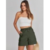 image:imageANRABESS Womens Summer Shorts 2026 Dressy Casual Hiking Cargo Shorts Trendy Outdoor Outfits 6 PocketsArmy Green